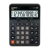 卡西欧(CASIO) DX-12B 电子台式商务办公计算器太阳能大小号12位数财务会计计算机 中号