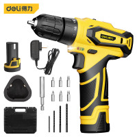 得力DL6261 12V无线单锂电电钻18+1档充电钻