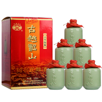 古越龙山绍兴黄酒 青瓷五年花雕酒500ml*6瓶