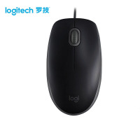 罗技(Logitech)M110 有线鼠标 黑色