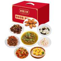 新雅年夜饭半成品套餐8道家宴2155g 预制菜年货礼盒 生鲜速食速冻方便菜6-8人份套餐