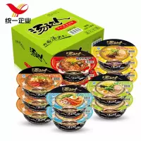 统一汤达人方便面整箱多种口味12桶/箱