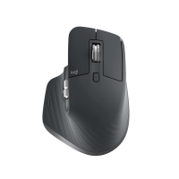 罗技 Logitech MX Master 3 无线蓝牙鼠标 石墨黑 双模紧凑型 办公充电 鼠标优联跨计算机控制鼠标