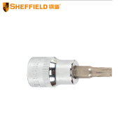 钢盾 SHEFFIELD 6.3mm系列花型旋具套筒T15 S013815 12个装 单位:组