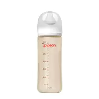 贝亲(Pigeon)奶瓶 自然实感第3代奶瓶 PPSU奶瓶 宽口径PPSU奶瓶 婴儿奶瓶330mlAA194 9个月以上