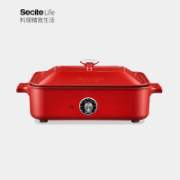 新思特轻食系列-料理魔盒FT-01多功能电火锅电烧烤肉锅网红锅家用蒸煮炒煎一体锅烧烤肉机煎烤盘炉
