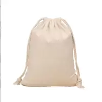 空白帆布束口袋抽绳袋收纳防尘袋15*20cm(可定制)1个