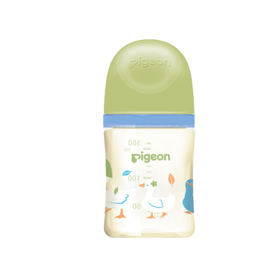 贝亲(Pigeon) 奶瓶 PPSU奶瓶 自然实感第3代奶瓶 宽口径 彩绘奶瓶160ml-田园野趣AA217 S号