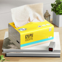 斑布(Babo) 斑布竹浆纸抽原浆餐巾纸100抽3包/提