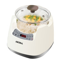 爱家乐(Akira)电炖锅 K18 5L大容量玻璃多功能养生煲汤煮粥慢炖锅智能预约全自动 单台装