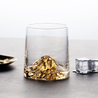 个杯堂 金山-炫彩威尔对杯 24K水晶玻璃杯水杯 2杯/套 单盒装