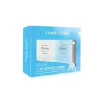 三蛋丸清爽洗护沐浴套组(洗发水500ml+护发素500ml+玉肌滢透沐浴慕斯300ml)洗护套装