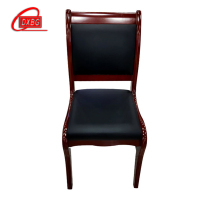 DXBG会议椅现代椅子皮面靠背椅无扶手[工厂现做 7天内发货]