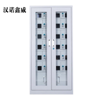 汉诺鑫威USB手机存放柜会议室手机柜对讲机柜寄存柜手机柜24门手机存放柜