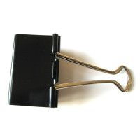 齐心(COMIX) B3629黑色长尾票夹 5# 19mm 40只/筒 黑(单位:筒)