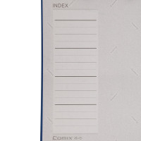齐心(COMIX) NO.336 纸板夹 A4 1.5寸 2孔D型黑(单位:个)