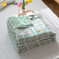 洁丽雅床品空调被夏凉薄款被芯可水洗单双人薄被子夏季被子814
