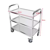 金佰特 850*450*900 三层不锈钢餐车
