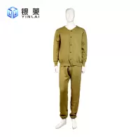 银莱 草绿全棉绒衣裤(20套/包) 550g/㎡