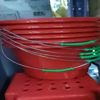 红色塑料桶 6L 1个
