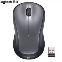 罗技(Logitech)M320 鼠标 无线鼠标 办公鼠标 对称鼠标 黑色 单位:个
