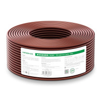 绿联麦克风话筒线 双芯咪线 工程级卡侬音频线 大三芯二芯6.5/6.35卡农线 带屏蔽100米 红80166