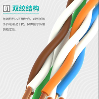 携兴 海康威视网线六类非屏蔽银白色