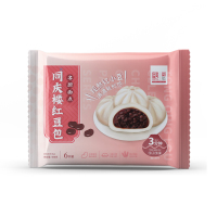 同庆楼豆沙包早餐包速冻包子酒店大包子80g*6个3袋装方便营养速食
