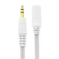 酷比客 音频线/DC3.5公转DC3.5母/白色/3M/LCAVD3MFW3