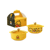 Gduck小黄鸭 皇冠泡面碗礼盒装