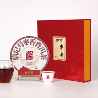 八馬茶業 C1417 信记号枣香·普洱茶(熟茶) 300克*1饼/盒 单盒价格