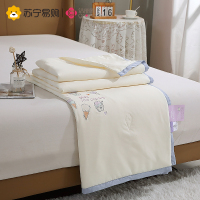 洁丽雅冰淇淋夏凉被空调被夏季薄被子可机洗夏被单双人家用