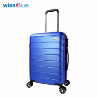 维仕蓝(wissBlue) D919508时尚轻装登机箱拉杆箱万向轮双杆行李箱20寸 蓝色