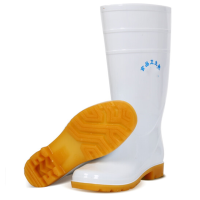 稳耐 定制雨鞋雨鞋 男女通用 水鞋牛筋防滑耐酸碱胶鞋 食品靴 36#-46#