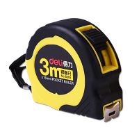 得力(deli)8205钢卷尺3m(黄)(单位:个)