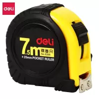 得力(deli)8209钢卷尺7.5m(黄)(单位:个)
