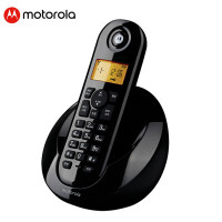 摩托罗拉(MOTOROLA) C601C数字无绳电话机 无线座机 单机 (黑色)