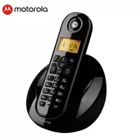 摩托罗拉(MOTOROLA) C601C数字无绳电话机 无线座机 单机 (黑色)