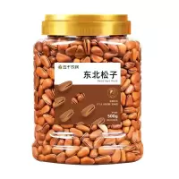 五个农民坚果东北松子原味500g/罐大开口