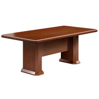 西泰XT111油漆会议桌2.0米会议桌培训台胡桃色