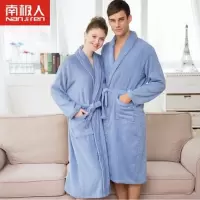 南极人(NanJiren) 浴袍 睡袍毛巾料酒店柔软情侣浴衣