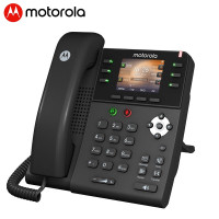 摩托罗拉(MOTOROLA)300IP-6P 彩屏千兆SIP电话机座机 IP话机固定电话 VOIP话机支持POE供电