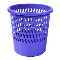 富强 FQ9553垃圾桶 塑料 蓝色 废纸篓 单位:个