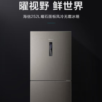 海信(Hisense) BCD-252WYK1DPUJ 三门冰箱 家用嵌入式超薄冰箱 一级能效 252升风冷无霜