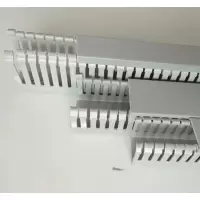 灰色PVC线槽电缆配电柜箱走线槽阻 30*30mm 2m/根 100m/箱