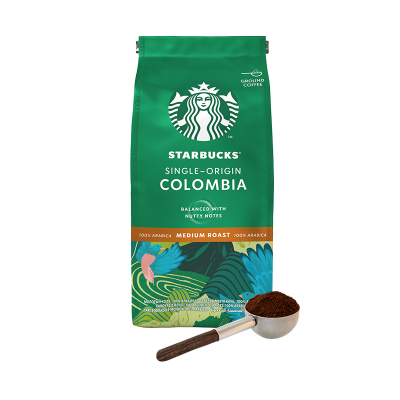 [临期]星巴克中度烘焙哥伦比亚研磨咖啡粉200g*1袋