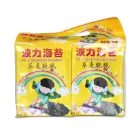 波力荞麦脆芝麻夹心脆72g*2袋儿童零食小吃海苔即食紫菜(特)