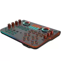 嘉视影 KMP600手机直播声卡设备 电脑外置声卡转换变声器