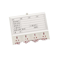 ZEBRA磁性标识牌强磁标牌货架标签 6.5*10cm,四轮 100个/组