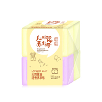 苏小呵 天然椰油清香洗衣皂(3黄1紫)202g*4